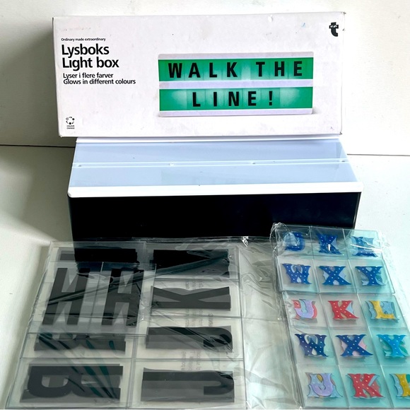 Tiger of Sweden Other - Light Box Cinema Light Box Home Decor LED two sets of letters